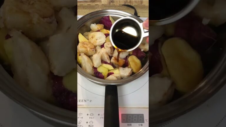 レンコンとさつまいもの甘酢揚げ