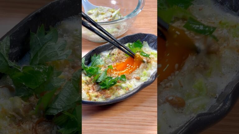 キャベツの代わりにこれ！無限納豆レタス🤤