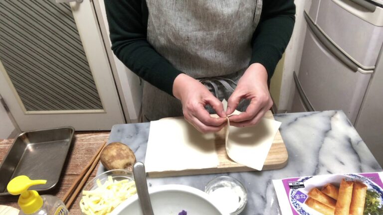 キノケイコ 【 ポテトとチーズの春巻き 】 簡単レシピ動画で紹介