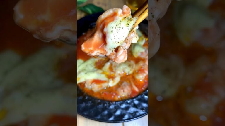 モモ肉は煮るのが1番美味いのよ【もも肉のトマト煮】　#レシピ #レンジ飯 #鶏もも肉