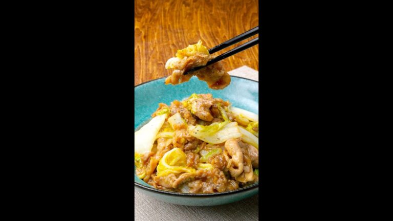 【白菜と豚肉を買ってこれ作ればOK！】激ウマおかず Collaboration With DAIGOも台所 / Stir-Fried Napa Cabbage and Pork with Miso