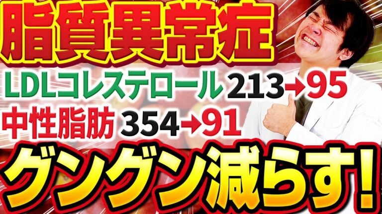 【薬の前に】中性脂肪•LDLコレステロールを下げる神食材 TOP5【現役糖尿病内科医】