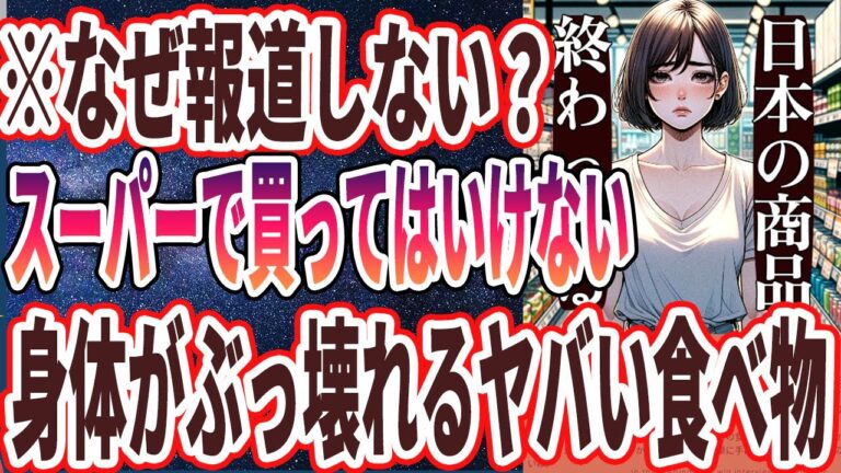 【なぜ報道しない？】「炎上覚悟で暴露します！スーパーで絶対に買ってはいけない食べ物トップ７」を世界一わかりやすく要約してみた【本要約】