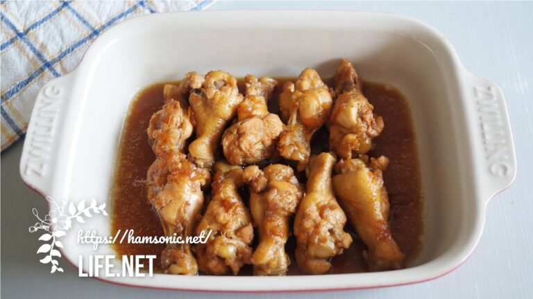 【手羽元のマーマレード煮の作り方】家事えもんの絶品レシピ【ジャムの瓶で計量も簡単！】