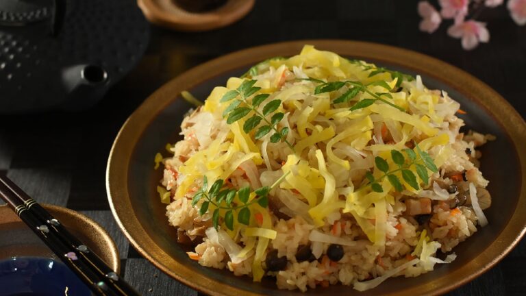 時短メニュー♬やってみて‼️炊き込みご飯がちらし寿司風になっちゃうよ✨✨