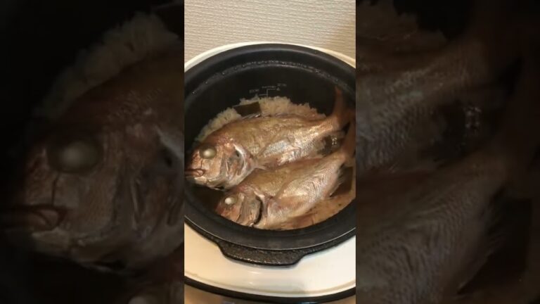 贅沢すぎる鯛めしの作り方#shorts