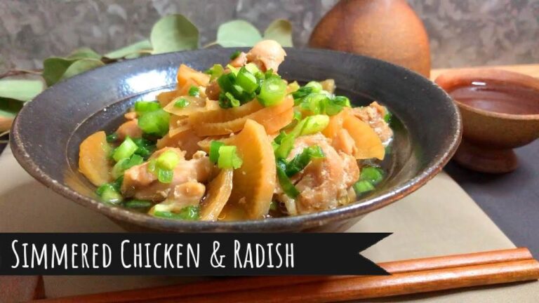 Simmered Chicken & Radish / 下味冷凍の鶏大根