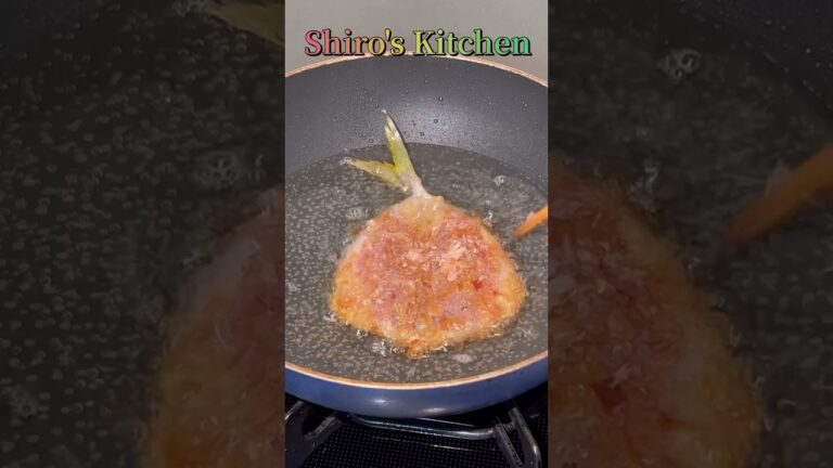 アジの鰹節フライ  Short  #135  Fried horse mackerel with bonito flakes