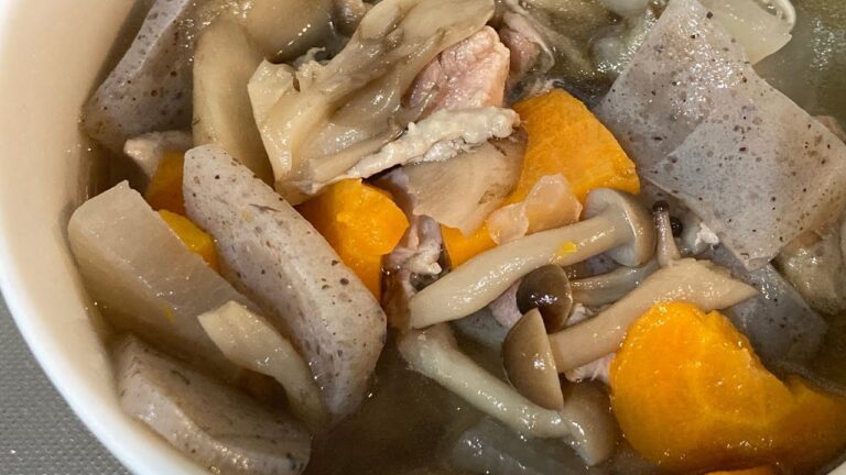 【田舎汁】根菜たっぷり栄養満点！！寒いときはホントに温まります。