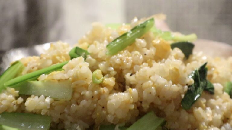 【男飯vol.55】鉄板！小松菜チャーハン最強説⊂( ･∀･) 彡