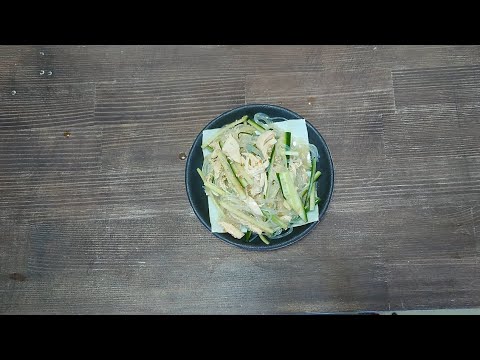 かんたん　あと1品欲しい時に便利　ささみときゅうりの春雨サラダ