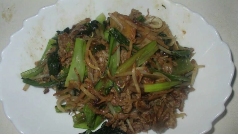 牛肉もやし小松菜の醤油炒め：全編