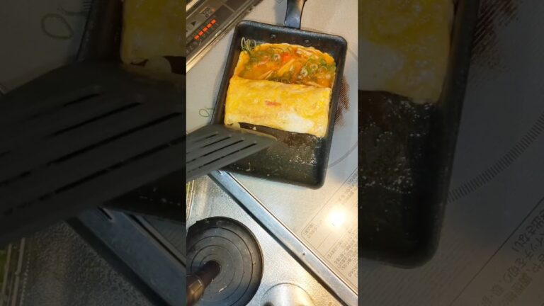 カニカマねぎ入り玉子焼き #料理# #huevo#のはなしよっこ