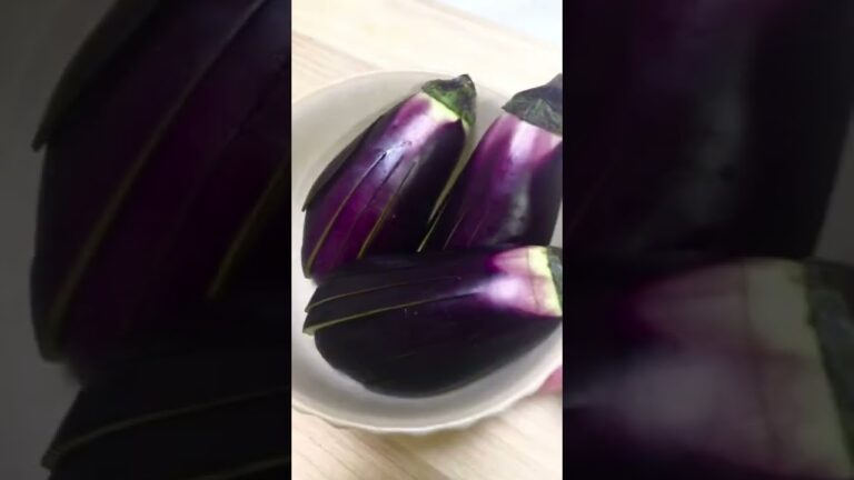 茄子の天ぷらを作ったらジューシーで美味しかった