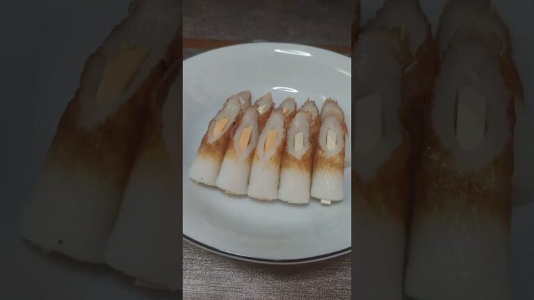 いかの塩辛とチーズちくわ合わせてつまみにしたら美味すぎた#shorts
