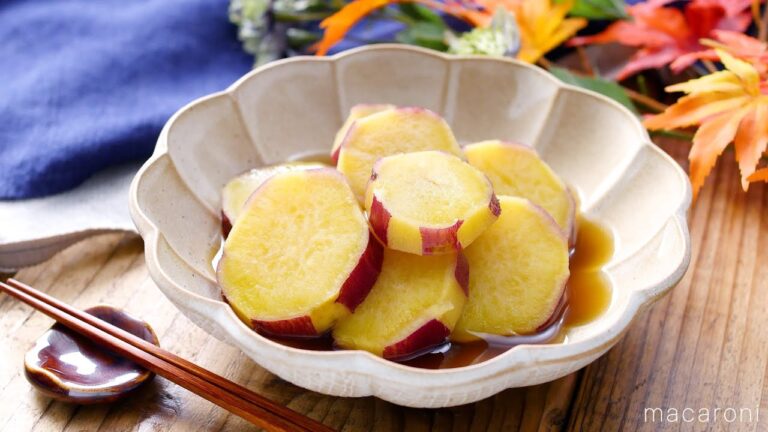 【さつまいもの煮物】簡単煮物レシピ！お弁当のおかずにも♪｜macaroni（マカロニ）