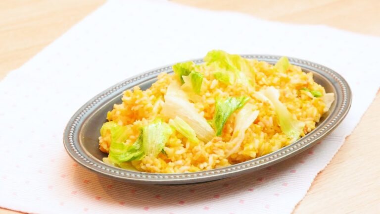 鮭のうま塩レタスチャーハン