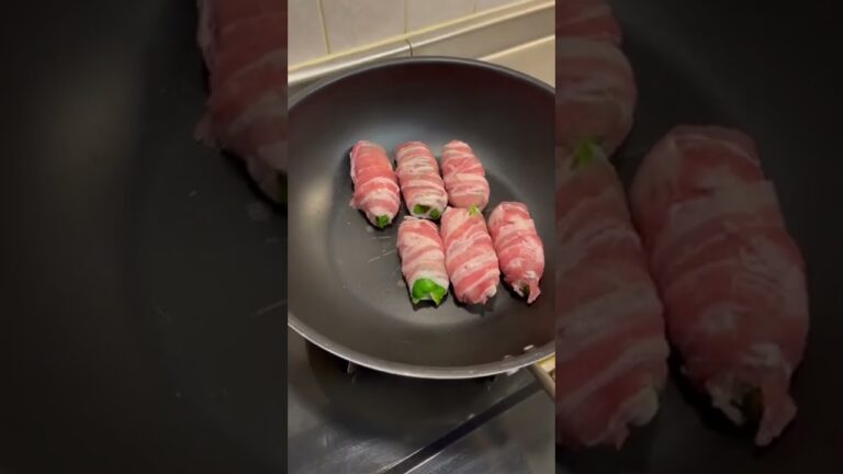 ピーマンの肉巻き作ってもろた #Shorts #レシピ #ピーマン