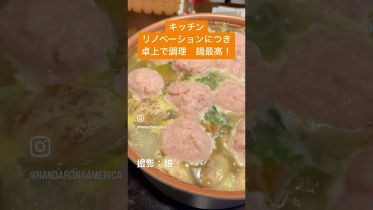 鶏団子鍋　@nandaronaamerica　#shorts
