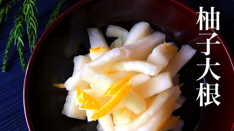 リピーターさん有難う❗【柚子大根】の作り方⏰7.5時間🍁信州の秋映像付き🍂