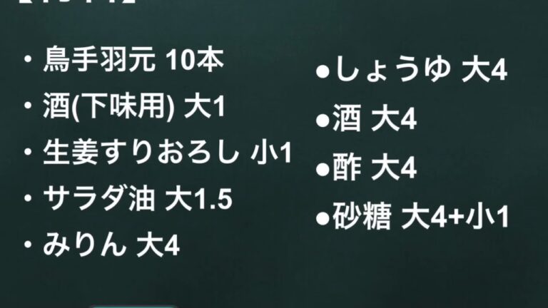 【1分動画】時短！節約レシピ★鳥手羽元の照り焼き★350円