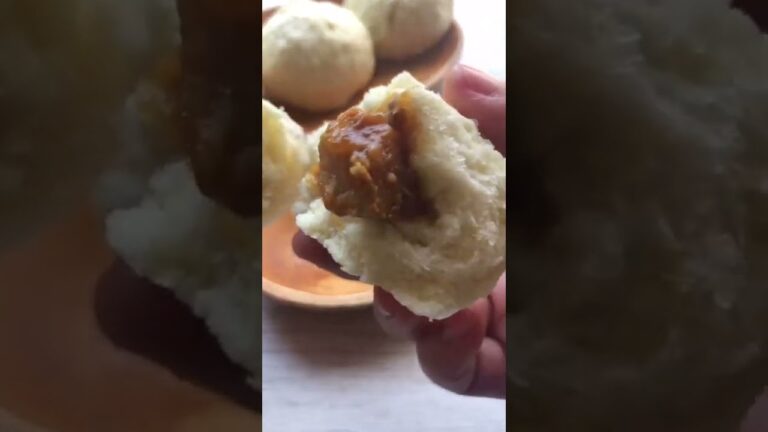 豚まん？？超簡単！フライパンとホットケーキミックスで作る【角煮まん】#shorts