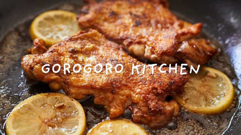 チキンステーキ焦がしバター＆レモン味レシピ/夫婦のチキンを巡るごはんトーク
