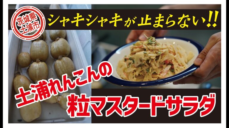 わくわく★クッキング #1（土浦編①「土浦レンコンの粒マスタードサラダ」）