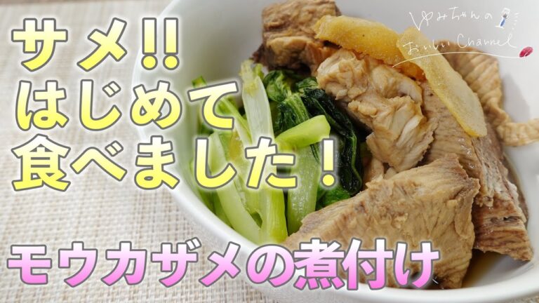 【珍しい食材】モウカザメを煮付けにしてみました！クセがなくて150円で大満足のボリューム！ [最終回]