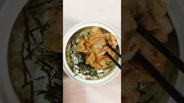 全国の男子が惚れてまう【伝説のすた丼】#すた丼 #伝説のすた丼 #豚バラ丼