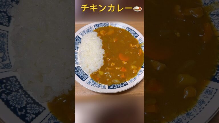 チキンカレー🍛作ってみたら最高だった😋[料理][ご飯記録]