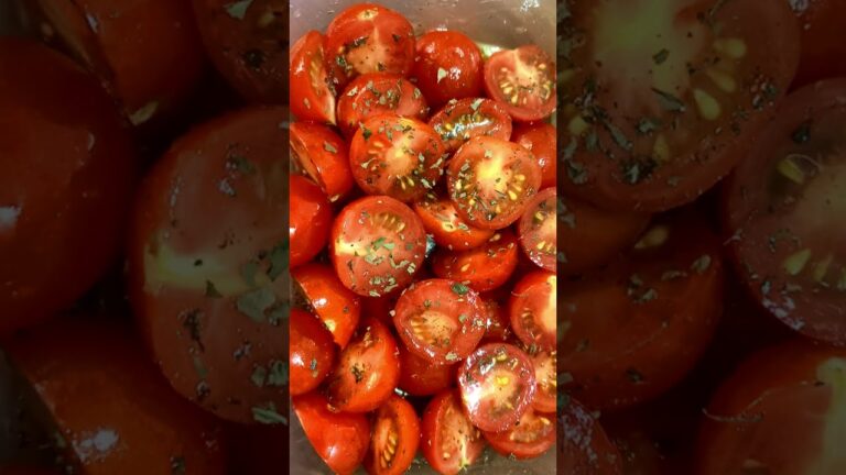 バジルトマト【一瞬で激ウマ】 #shorts