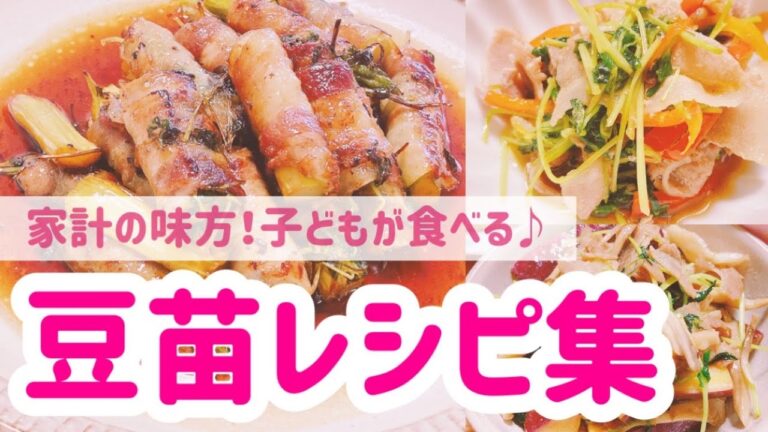 【全8品】豆苗レシピ集🌱子どもがパクパク食べる♪ #とうみょう