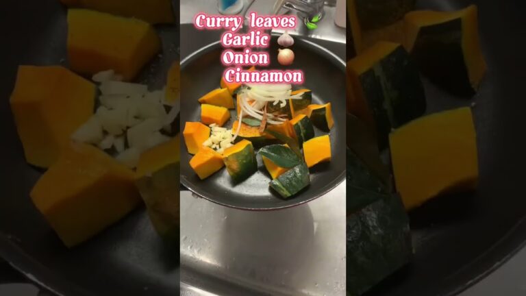 Simple Sri Lankan pumpkin curry 🎃🤤スリランカのかぼちゃカレー🇱🇰