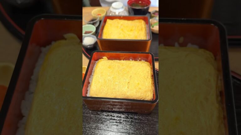 朝から行列が出来るだし巻き卵重ランチ！しっかり染み込んだだし巻き卵の味わいがたまらない【百花：大阪 天王寺】