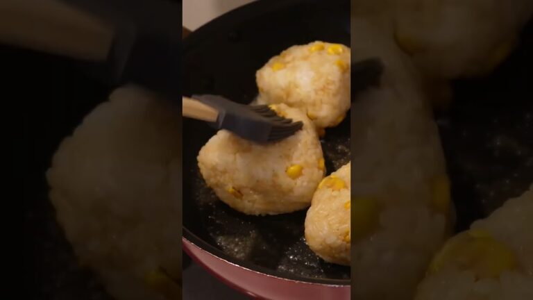 コーンバター醤油焼きおにぎり🌽混ぜご飯だけでももちろんおいしい