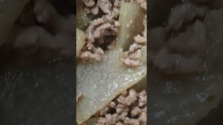 冬瓜レシピ2種　　　　　　　　　ナポリタン風　和風そぼろ煮