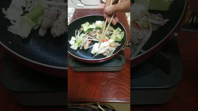 【閲覧注意】世界一旨い焼きうどんを作ってみた！#うどん
