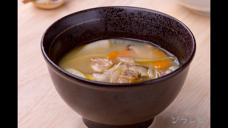 数秒でわかる「豚汁」の作り方