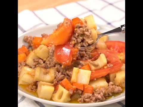 和風でいただく♪ 根菜とひき肉のミートソース ｜ moguna[モグナ]