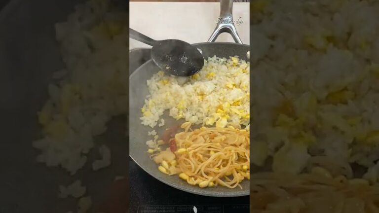 【極上】ピリ辛もやしナムル炒飯の作りかた #Shorts