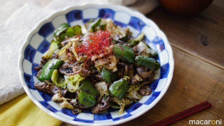 包丁いらず！ 濃厚 黒 ごま 回鍋肉 (ホイコーロー) のレシピ 作り方