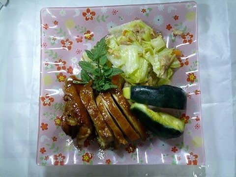 煮るだけ・鶏もも肉のさっぱり照り煮【The ・boil only・ boiled Teri refreshing chicken thigh】