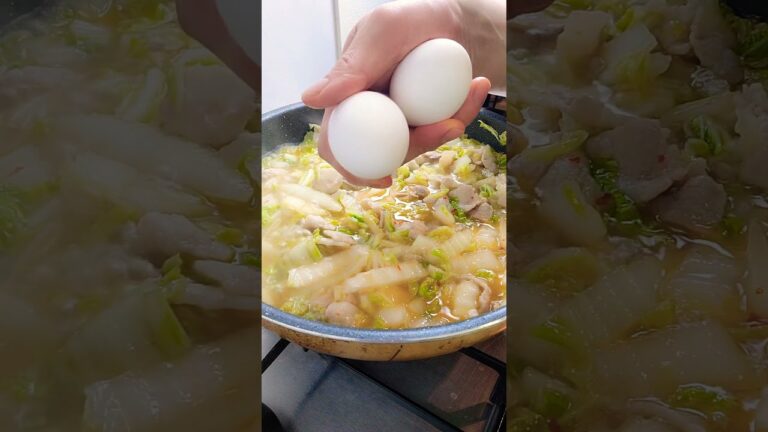 【白菜消費動画】ピリッと辛旨ぶっかけ飯