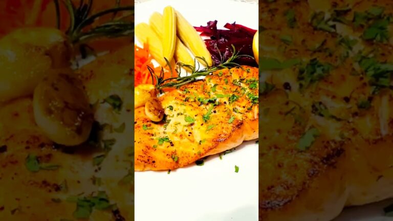 Tender and Crispy Salmon with Butter, Rosemary, and Garlic