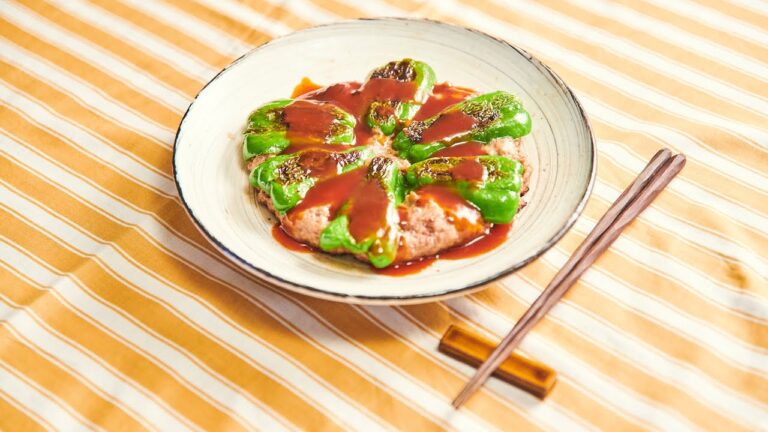 詰めないピーマンの肉詰め