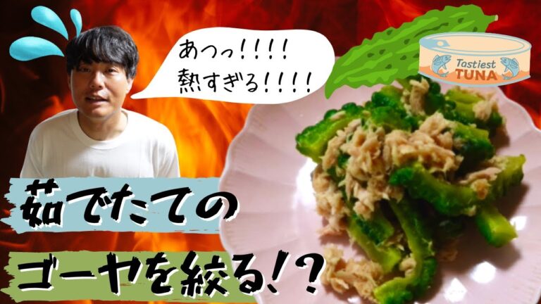 ちろちゃんのあたふたクッキング ゴーヤのツナ和え作ってみた。【本篇】