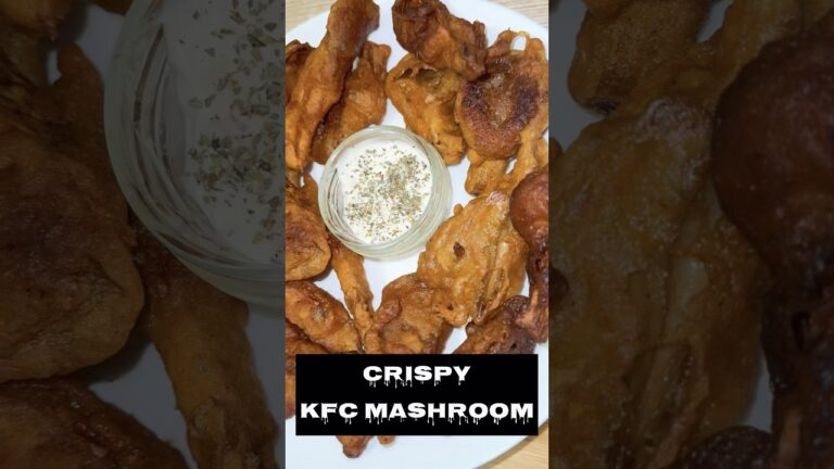 Tasty Crispy kfc mashroom 😋 #repost  #veganrecipes #plantbased #mashroomrecipe #trending #explore