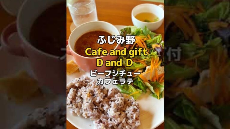 ふじみ野【かわいいカフェラテと絶品プリン】ほっこりワンプレートランチ  #Shorts