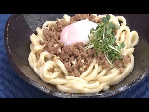 新ショウガのそぼろうどん
